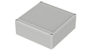 Plastic Enclosure with Membrane Keypad Edge Euromas II 150x150x57mm Light Grey Polycarbonate IP65