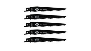 Reciprocating Saw Blade, 150mm, Teeth per Inch 6, Pack of 5 pieces