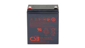 Rechargeable Battery, Lead-Acid, 12V, 6Ah, Blade Terminal, 6.3 mm