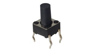 Tactile Switch, 1NO, 1.77N, 6 x 6mm, CST