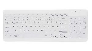Medical Keyboard, AK-C7012, UK English, QWERTY, USB, Cable