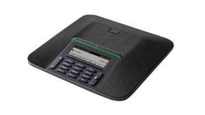 IP Conference Phone with Multiplatform Phone Firmware, RJ45, Black