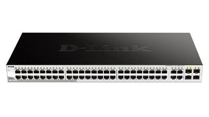 Ethernet Switch, RJ45 Ports 48, 1Gbps, Layer 2 Managed