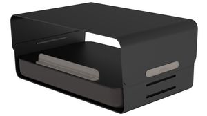 Support ergonomique pour écran Addit Bento® avec boîte de rangement, Addit Bento, 20kg, Noir