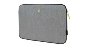 Notebook Bag, Sleeve, 14.1" (35.8 cm), Skin FLOW, Grey / Yellow