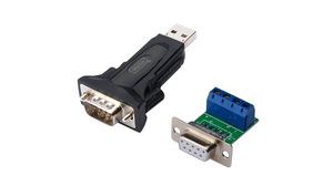 USB-sarjasovitin, RS-485, 1 DB9, uros