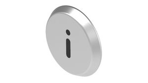 Schalterlinse, Rund, Metallic, 33mm, I