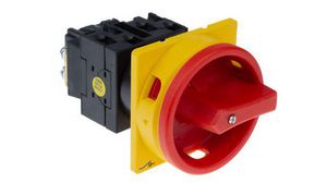 3P Pole Panel Mount Isolator Switch - 20A Maximum Current, 6.5kW Power Rating, IP65