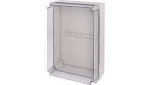 Insulated enclosure xEnergy Safety Ci 375x225x500mm Pebble Grey / Transparent Polycarbonate IP65