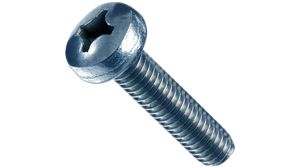 Cylinder Head Torx Screw T10, M3, 4mm, Zinc-Plated Steel