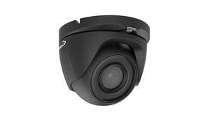 Indoor or Outdoor CCTV Camera, TVI, Fixed Dome, 106°, 1920 x 1080, 30m, Black