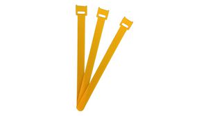 Hook and Loop Cable Tie 150 x 13mm Fabric / Polyamide Yellow