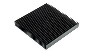 Heatsink, Universal Rectangular Alu, 1.65 ... 0.7K/W, 200 x 200 x 25mm