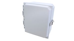Type 4X Junction Box with Solid Snap Latch Cover, 210x105x255mm, Polyester, Grey