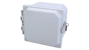 Type 4X Junction Box with Solid Snap Latch Cover, 159x105x154mm, Polyester, Grey