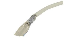 Round Flat Cable 20x 0.08 mm² Shielded