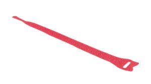Hook and Loop Cable Tie 200 x 12.5mm Polyamide 6.6 / Polypropylene Red