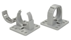 Conduit Holder, Polyamide (PA), Grey, 50mm, Pack of 20 pieces