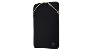 Notebook Bag, Sleeve, 14.1" (35.8 cm), Reversible, Black / Gold