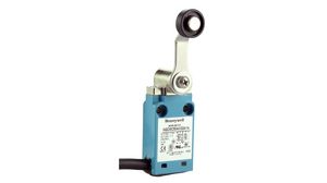 Limit Switch, Side Roller with Fixed Lever, Metal, 2NC / 2NO, Snap Action