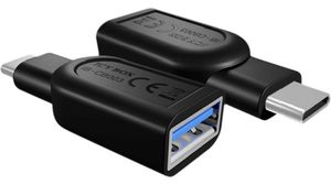 Adapter, USB-C 3.0-plugg - USB-A 3.0-sokkel