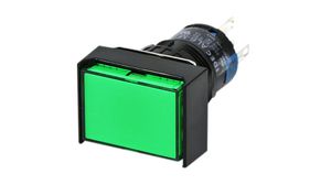 Illuminated Pushbutton Switch Latching Function 2CO 24 VDC / 220 VAC LED Green None