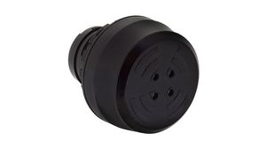 Electric Buzzer Continuous Black 24 VDC 18mA 90dB 2.45kHz Push-In Terminal IP65 HW1Z