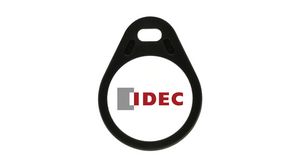 RFID-tag, zwart, Keyfob, 31x4.7mm, 13.56MHz, ISO 14443 A