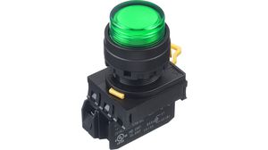Illuminated Pushbutton Switch Momentary Function 1NO 24 V / 120 V / 240 V / 380 V LED Green None