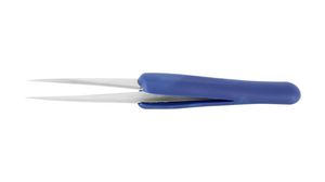 Tweezers with Rubber Grip ESD Stainless Steel Fine / Very Sharp 110mm