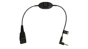 Câble, QD - prise jack 2,5 mm, Ericsson DECT DT590 / Ascom Office 130