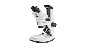 Mikroskop, Stereo, Greenough, Kikkert, 0.7 ... 4.5x, LED, OZL-46, 240x300x420mm