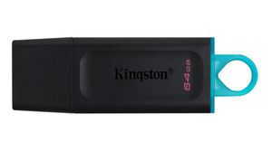 USB Stick, 2 pcs, DataTraveler Exodia, 64GB, USB 3.1, Black / Blue