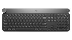 Keyboard with Touch-Sensitive Controller, CRAFT, PAN Nordic, QWERTY, USB, Wireless / Bluetooth