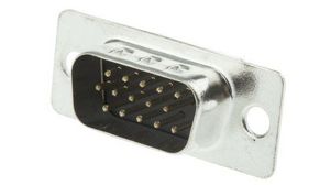 MHDDS 15 Way Cable Mount D-sub Connector Plug, 2.99mm Pitch