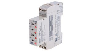 H3DS Series DIN Rail Mount Timer Relay, 24 ... 230 V ac, 24 ... 48V dc, 1-Contact, 0.1 s ... 12h