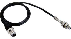 Inductive Sensor PNP, Make Contact (NO) 5kHz 30V 10mA 800um IP67 Cable with M8 Plug, 300 mm E2E