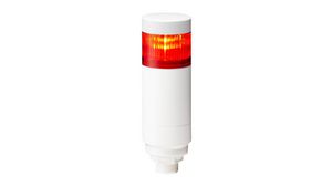 Signal Tower Red 45mA 24V LR6 Pole Mount IP67 / IP69K Connector, M12