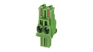 Pluggable Terminal Block, Straight, 7.62mm Pitch, 2 Poles