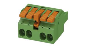 Pluggable Terminal Block, Straight, 7.62mm Pitch, 4 Poles