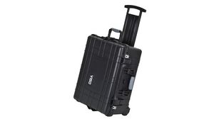 Waterproof Plastic Equipment case With Wheels, 560 x 455 x 265mm