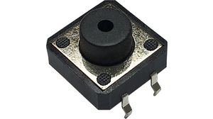 PCB Tactile Switch , 1NO, 1.57N, 12 x 12mm,