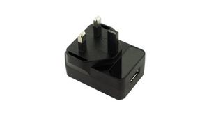 Strømforsyning 264V 300mA 10.5W UK type G (BS1363)-stik USB A-stiksokkel