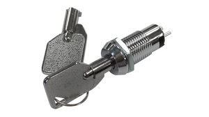 Kulcskapcsoló, 12 mm 1NO 125 VAC 2-Pos 90° OFF-ON