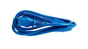 IEC Device Cable IEC 60320 C13 - IEC 60320 C14 2m Blue