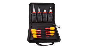 Electricians Tool Kit with Pouch, VDE-Tool Set, 11 Pieces