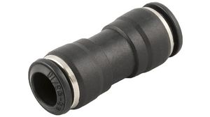 Fitting, Compressed Air / Water / Vacuum, 48mm, Ø14 mm, Push-In Connector, Pack of 10 pieces