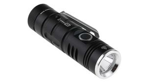 Torch, LED, Rechargeable, 600lm, 120m, IPX4, Black