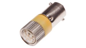 LED Indicator Soldering Yellow AC / DC 28V 10mm