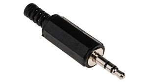 Audio-connector, Stekker, Stereo, Recht, 3.5 mm, 5 ST
